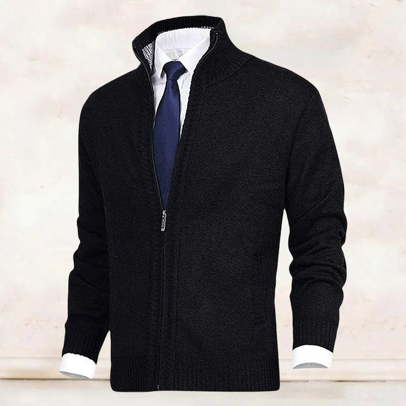 Herren Cardigan mit Stehkragen Alfredo – Bild 5