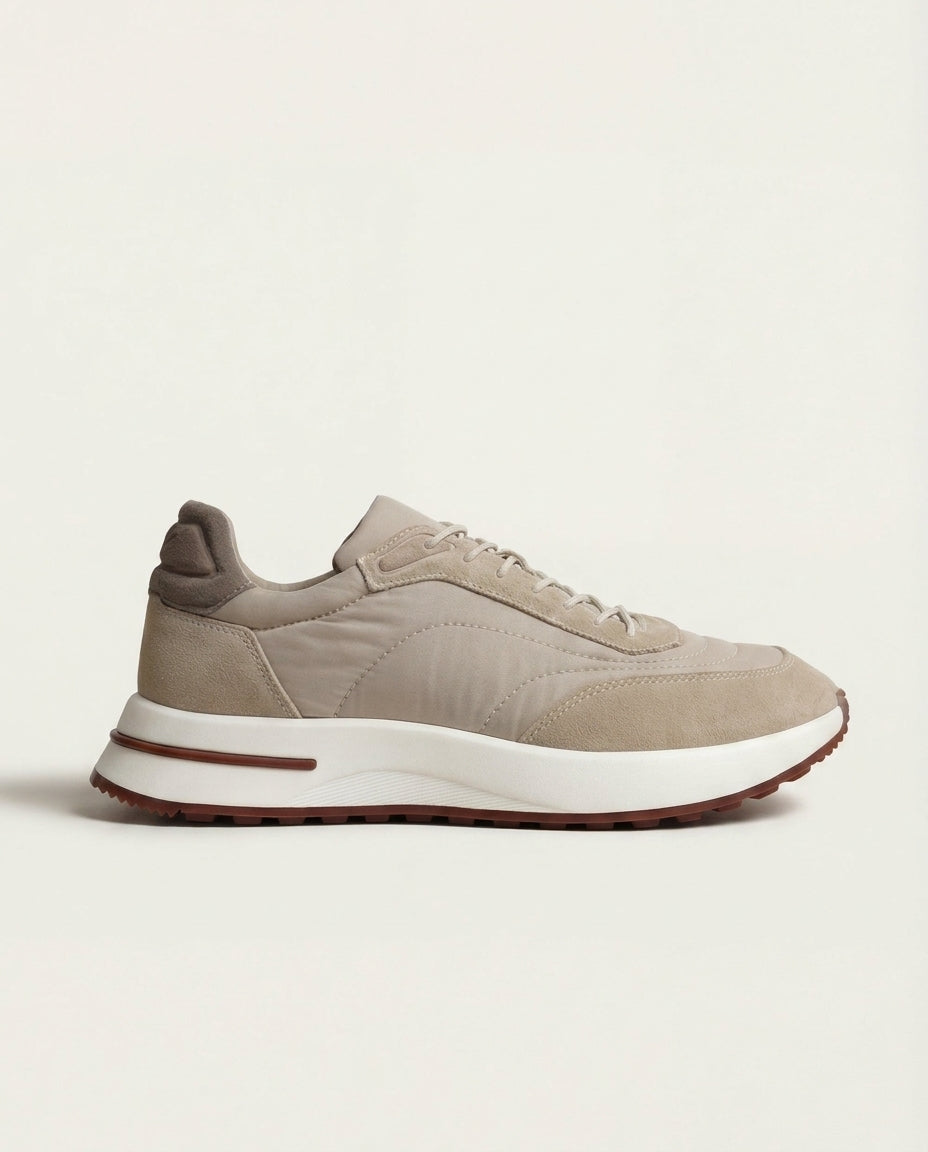 Sneaker Valmont Beige – Weiss Modehaus
