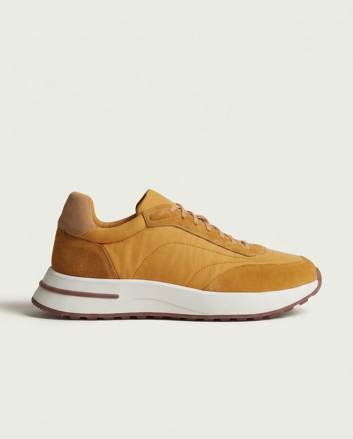 Sneaker Valmont Gelb – Weiss Modehaus