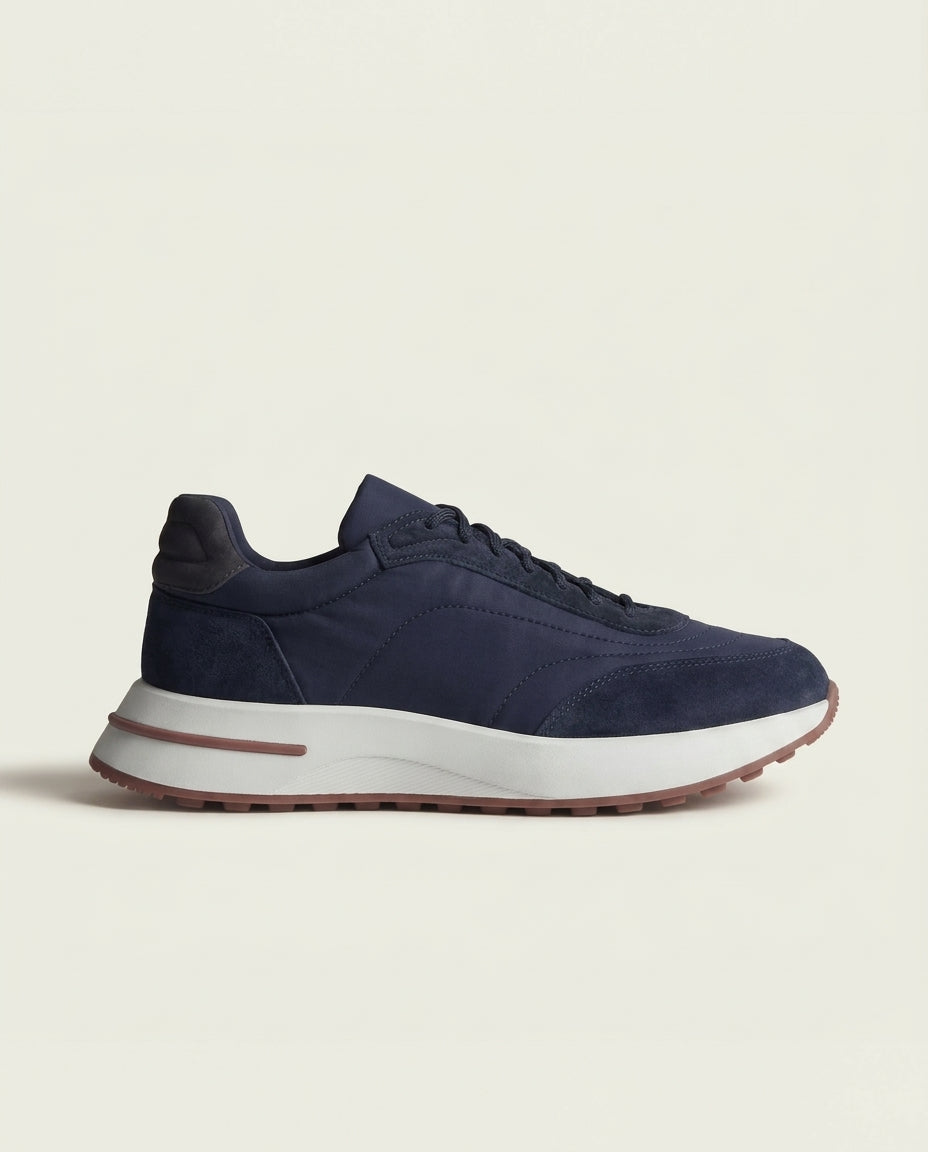 Blau Navy Sneaker Valmont – Weiss Modehaus