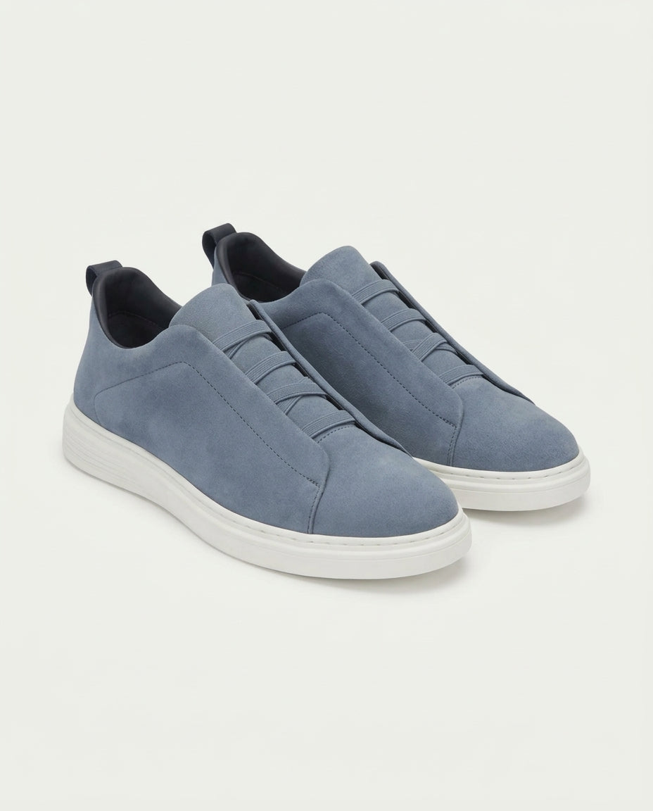 St. Moritz Slip-On Trainer Hellblau – Bild 2