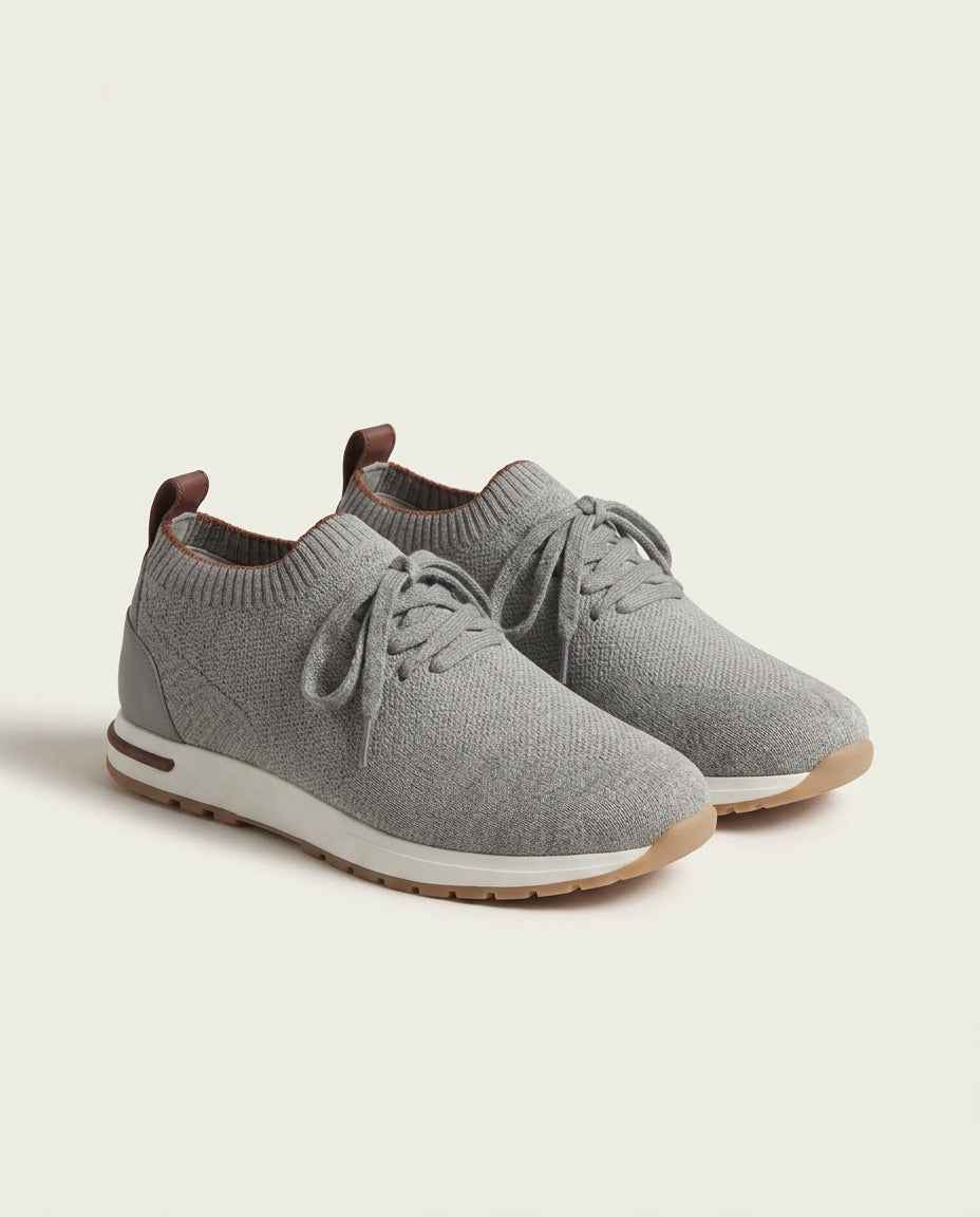 Sneaker aus Zürich Hellgrau – Bild 2
