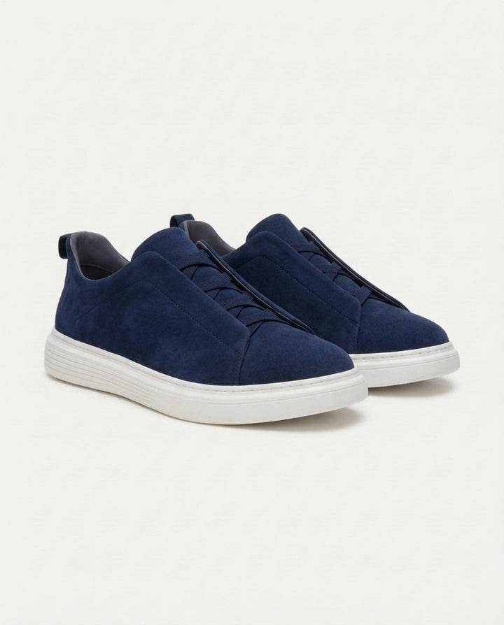 St. Moritz Slip-On Trainer Blau Navy – Bild 2