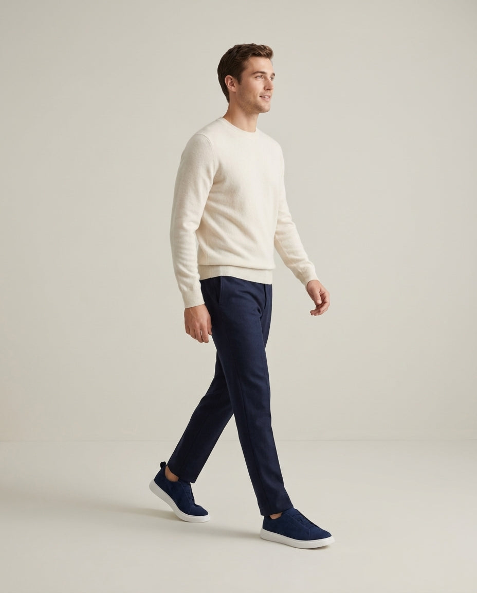 St. Moritz Slip-On Trainer Blau Navy – Bild 3