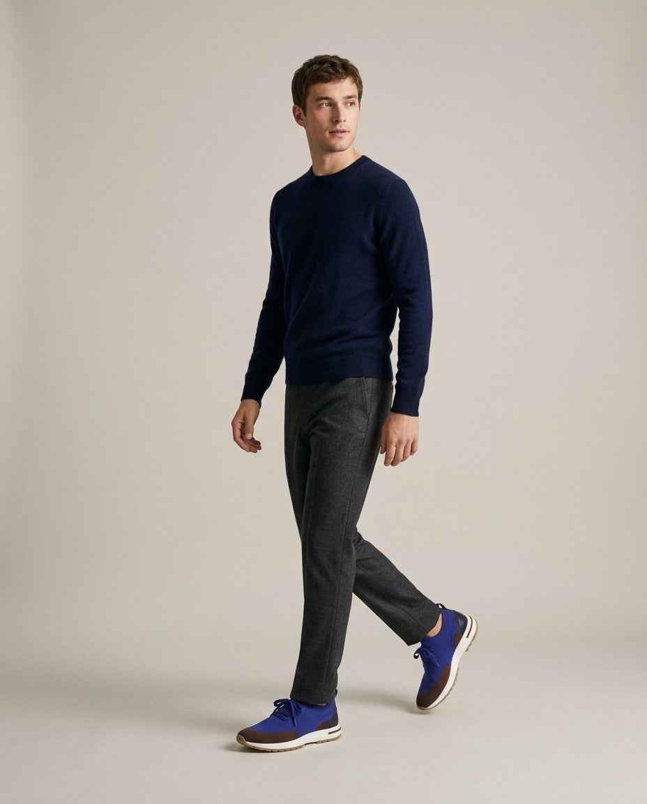 Sneaker Zurigo Blau/Braun – Bild 3
