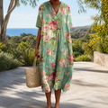 Bequemes Frühlingskleid Damen – Weiss Modehaus