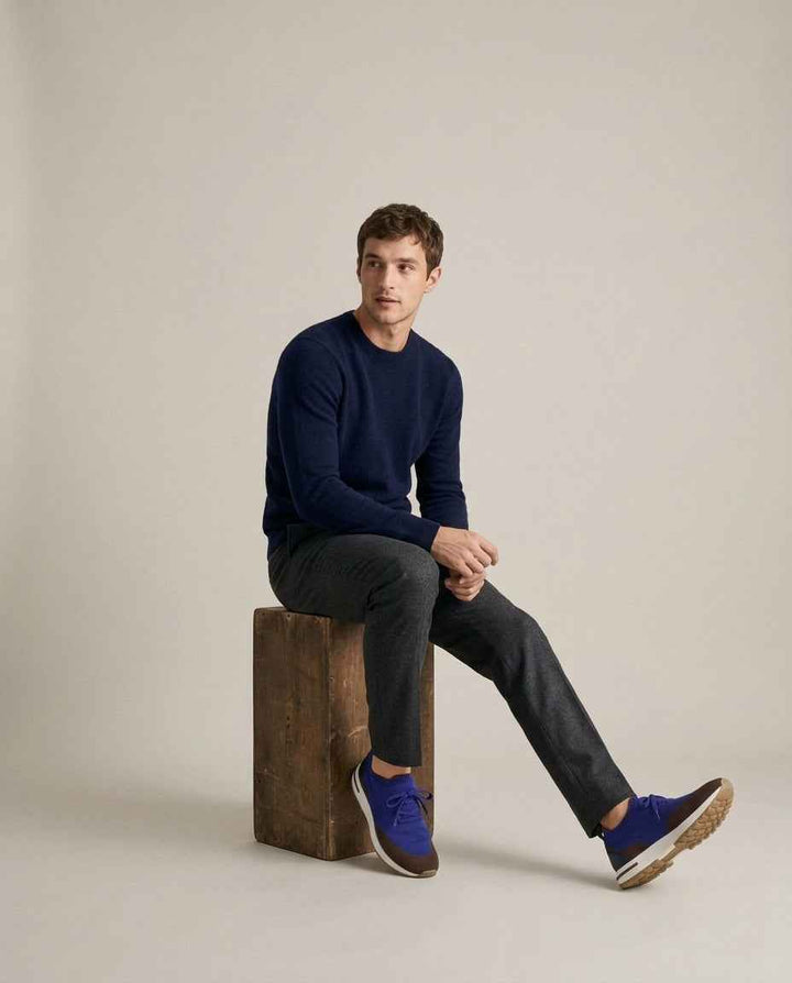 Sneaker Zurigo Blau/Braun – Bild 4