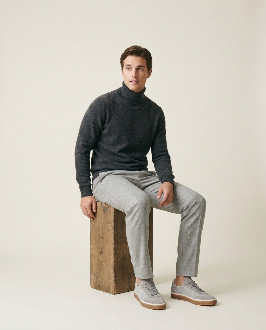 St. Moritz Trainer Grau – Bild 4