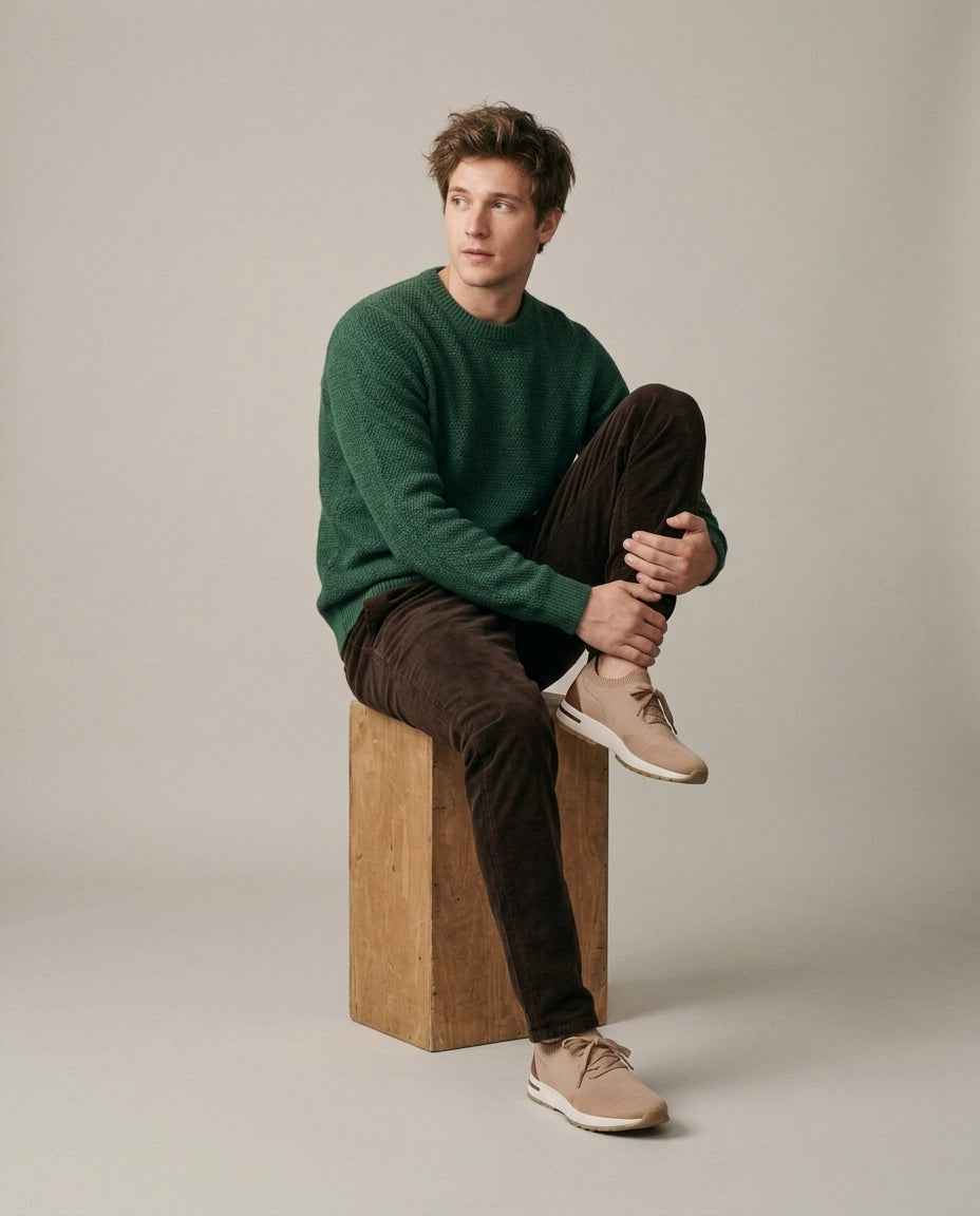 Sneaker aus Zürich Beige – Bild 4