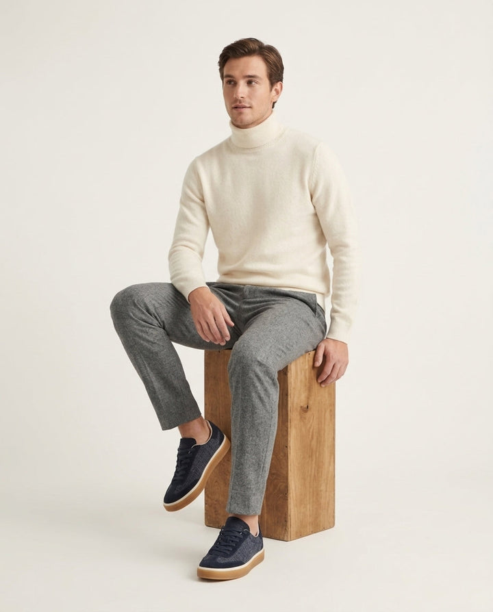 St. Moritz Trainer Blau Navy – Bild 4