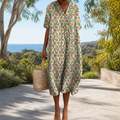 Bequemes Frühlingskleid Damen – Weiss Modehaus