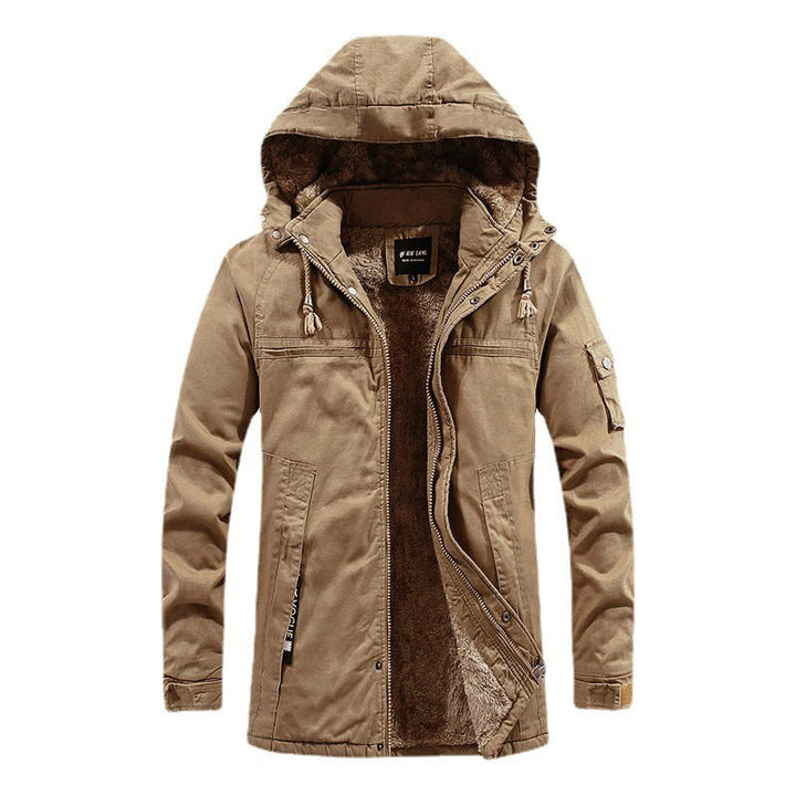 Gefütterte Sherpa Kapuzenjacke Tito – Bild 5