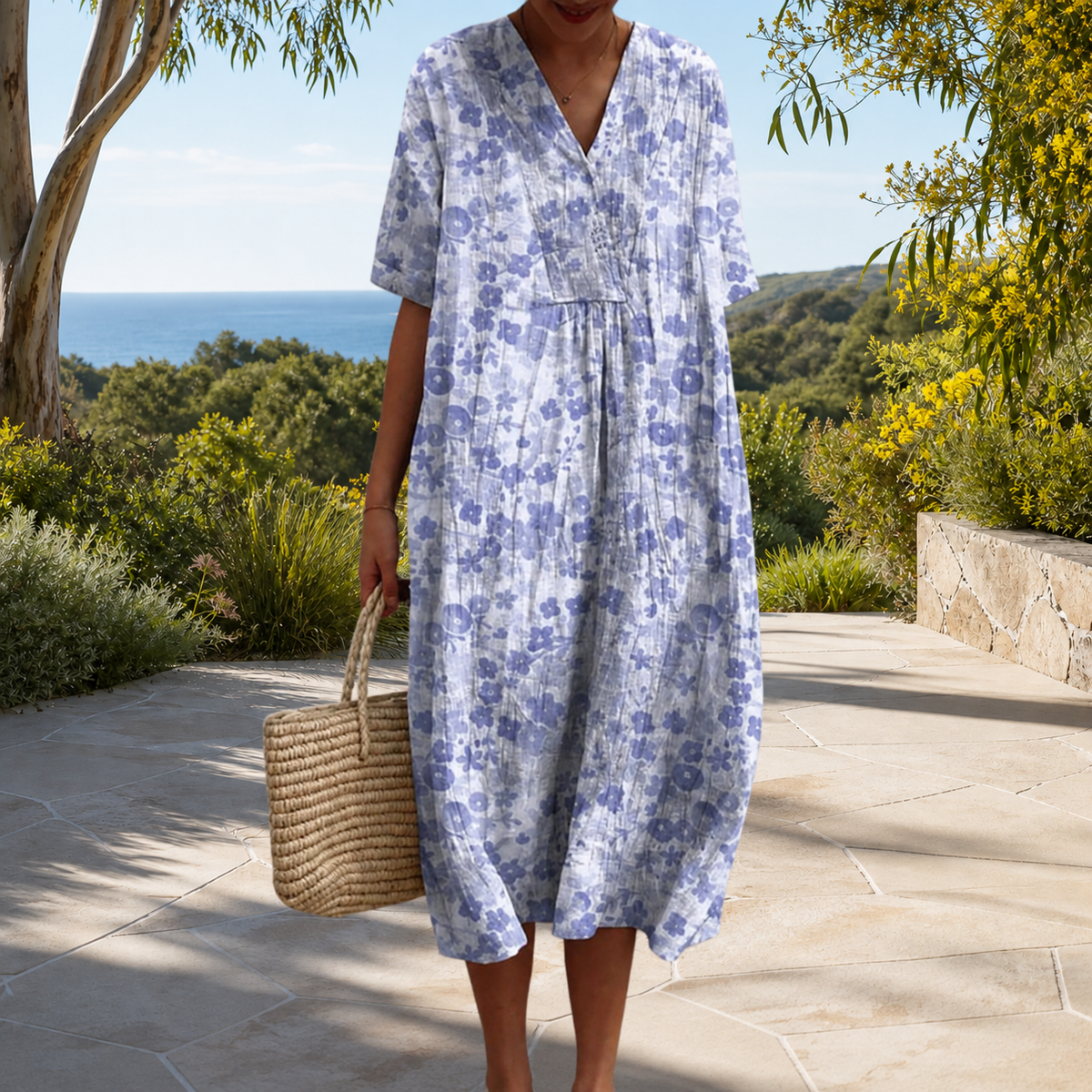 Bequeme Frühlingskleider Damen – Weiss Modehaus