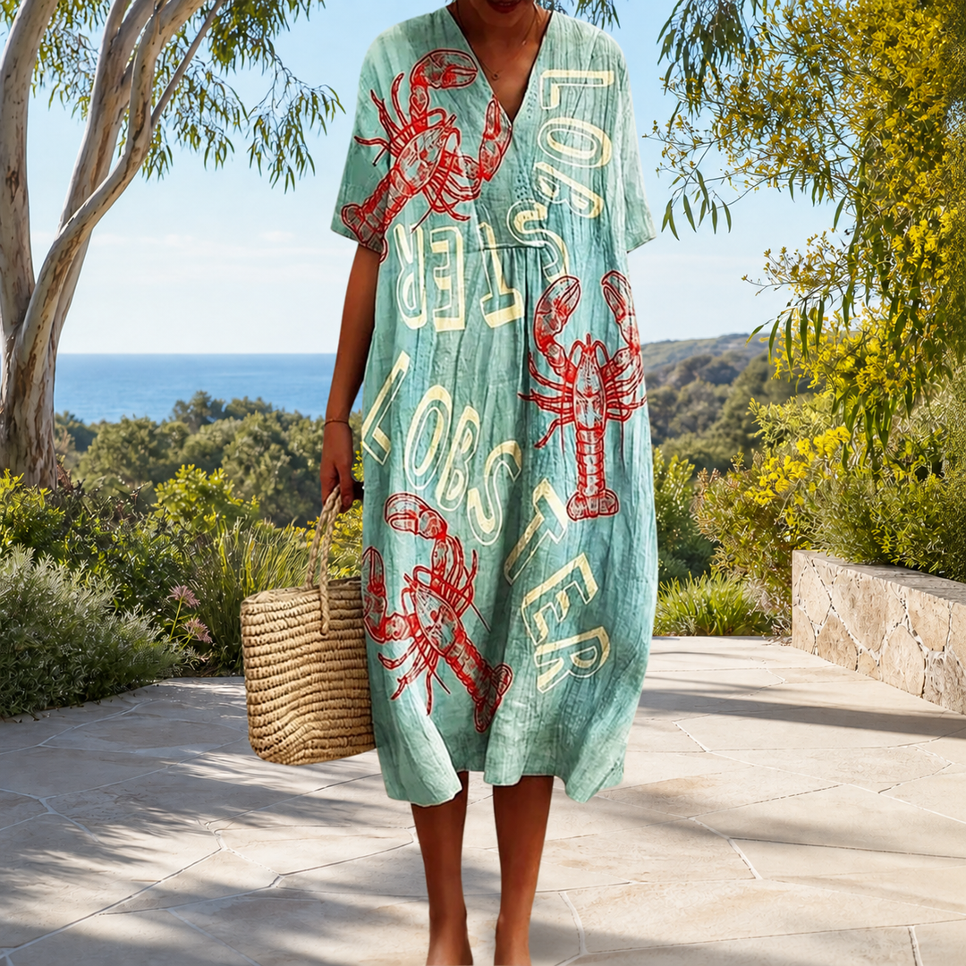 Bequemes Frühlingskleid Damen – Weiss Modehaus