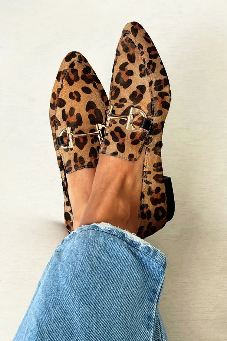 Elegante Leoparden-Mokassins Gia – Bild 2