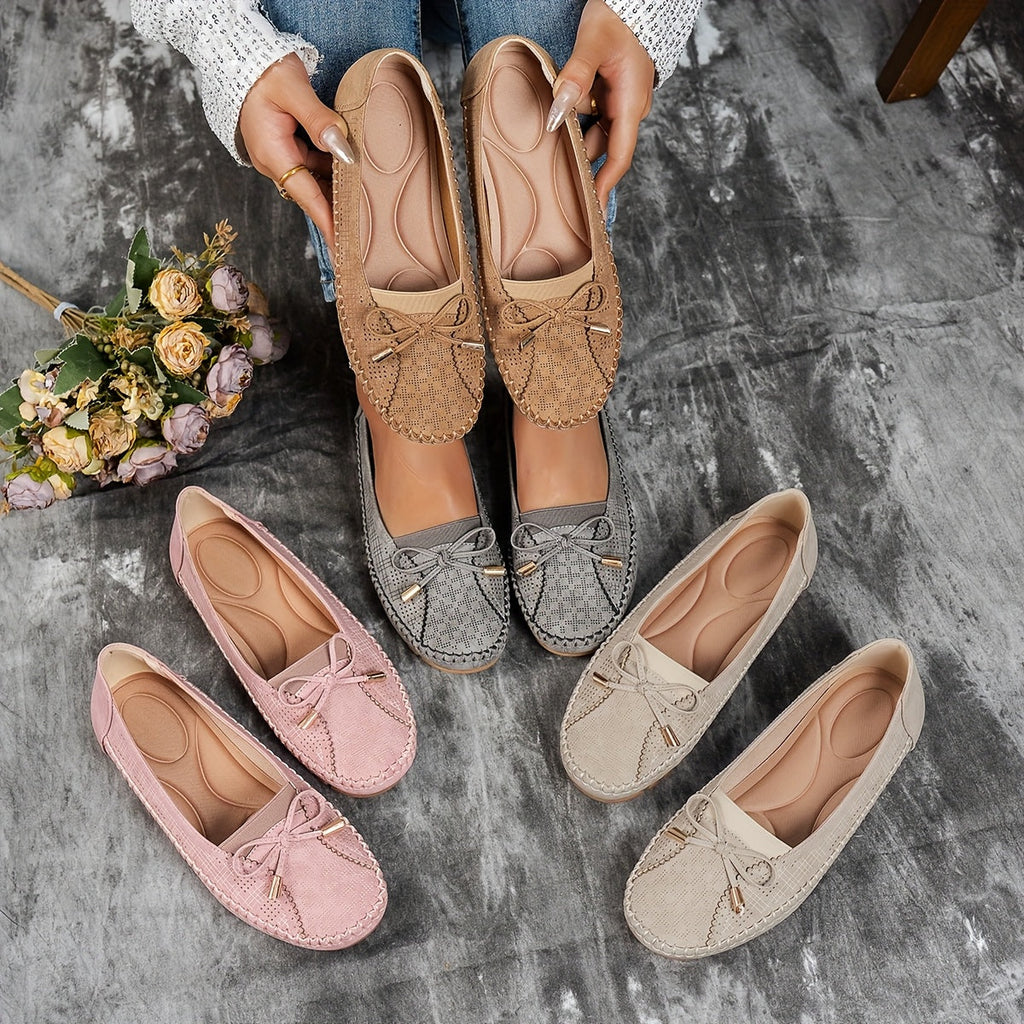 Weiche Komfort-Loafer mit zarter Schleife Sabine – Bild 15