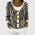Bequemer, Knopf-Cardigan – Weiss Modehaus