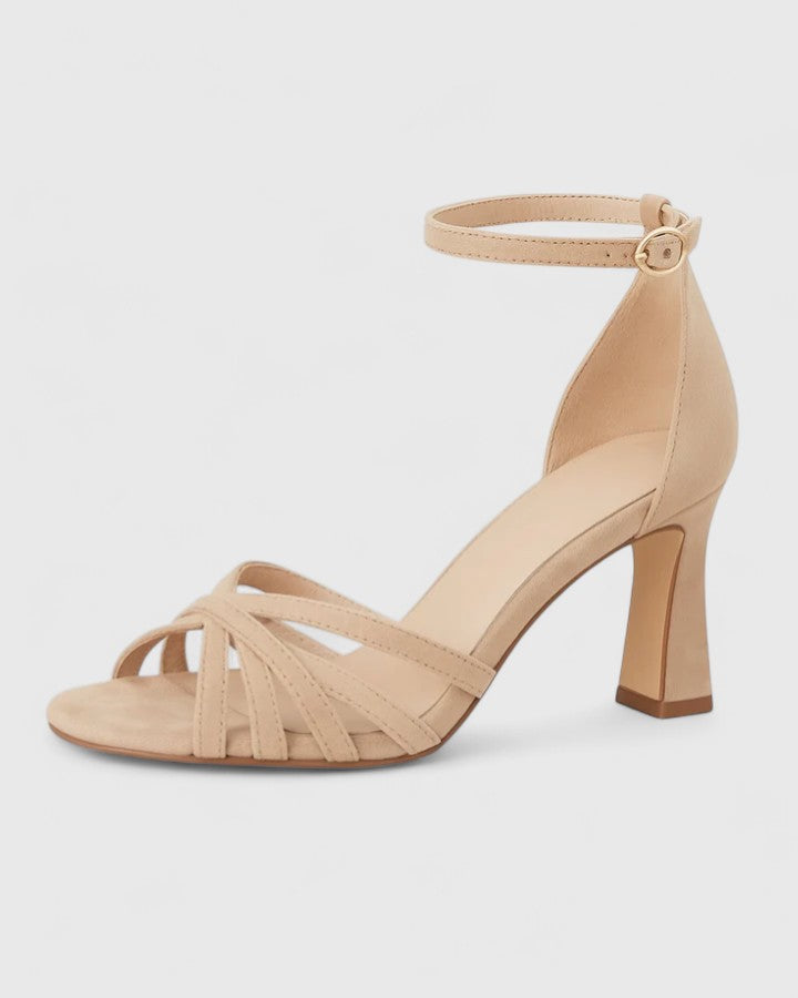 Bequeme Absätze Orlissa Beige – Weiss Modehaus