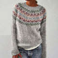 Pullover mit Rundhalsausschnitt Bridget – Weiss Modehaus