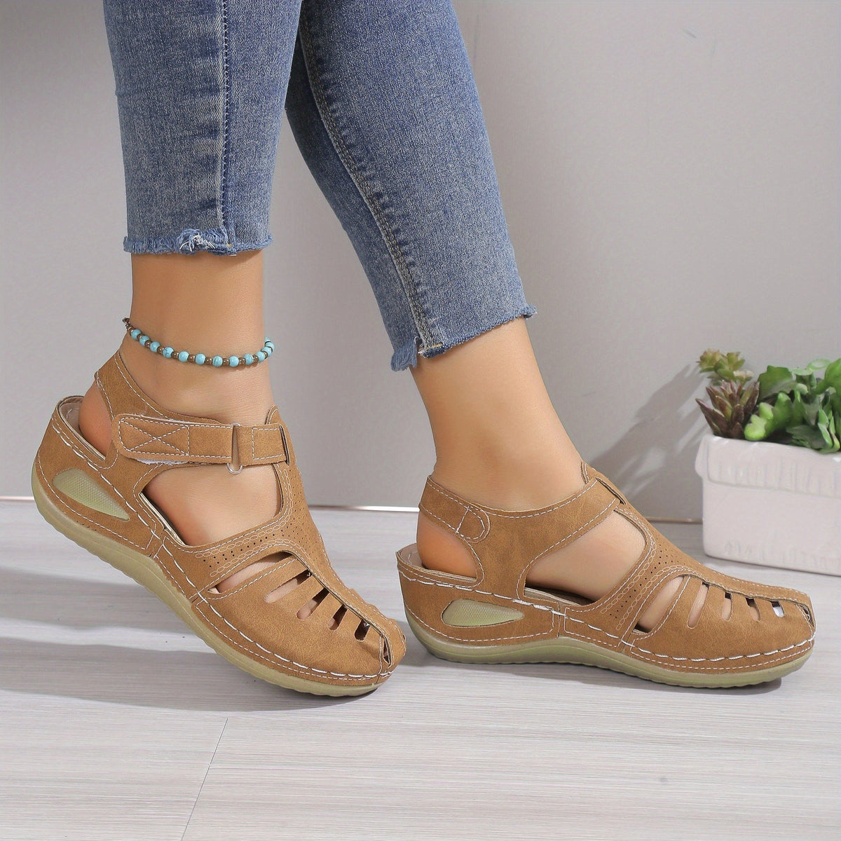 Komfort Sandalen mit sanfter Erhöhung Leni – Bild 14