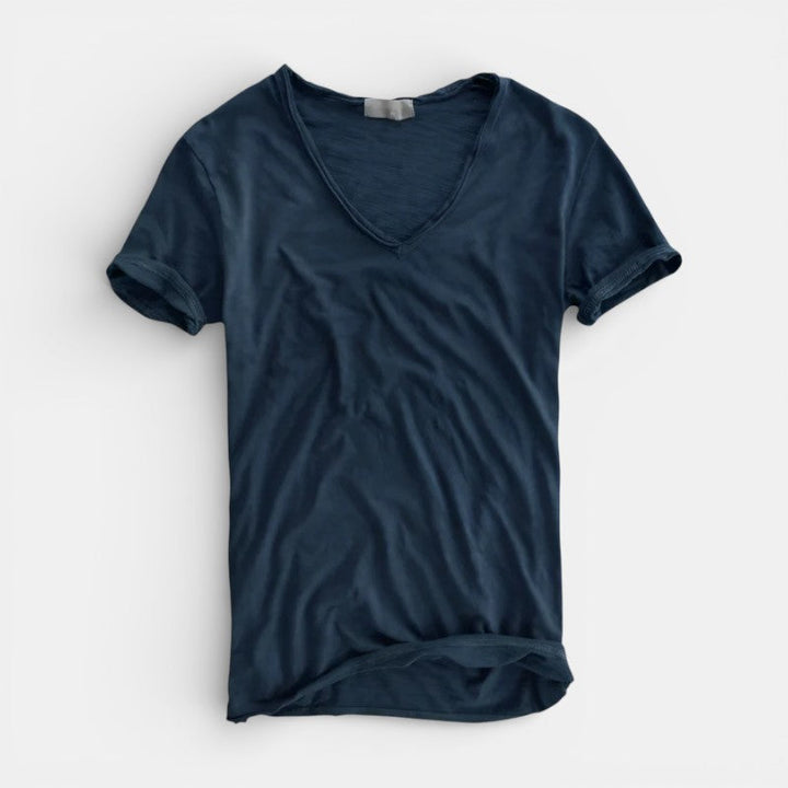 Meinhard™ | Weiches T-Shirt mit V-Ausschnitt