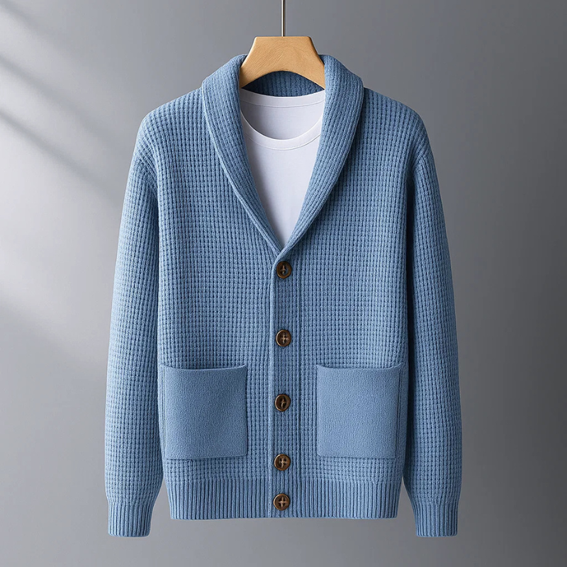 Luxuriöser Cashmere-Cardigan Herren Gualtiero – Bild 2