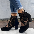 Orthopädische Absätze Lynora Schwarz – Weiss Modehaus