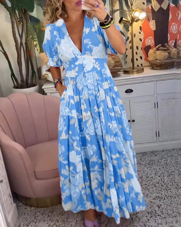Floriana - Vibrantes Blumenkleid
