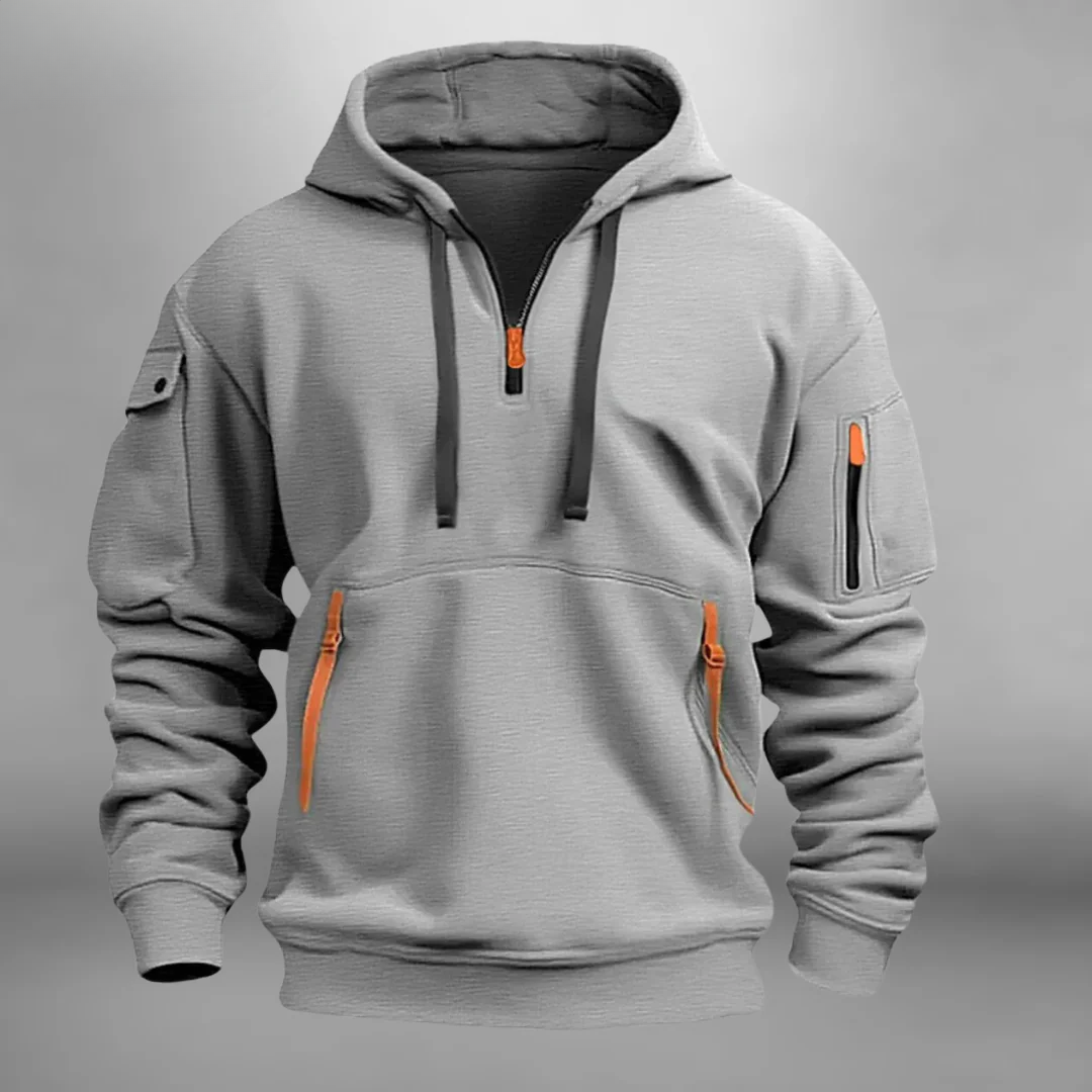 Weiche Kapuzenpullover Herren Marcello – Bild 2