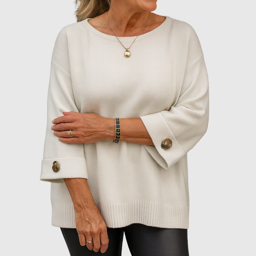 Eleganter Pullover Julianette Weiß – Weiss Modehaus