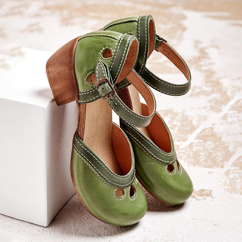Orthopädische Sandalen mit niedrigem Absatz Laisy – Bild 2