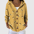 Hoodie Cardigan aus Strick – Weiss Modehaus