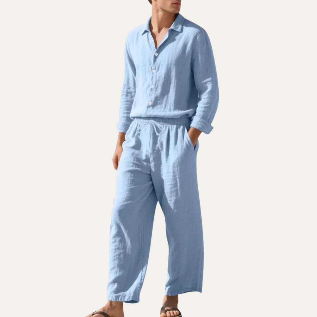 Emil™ | Sommer-Set Hemd & Weitbein-Hose