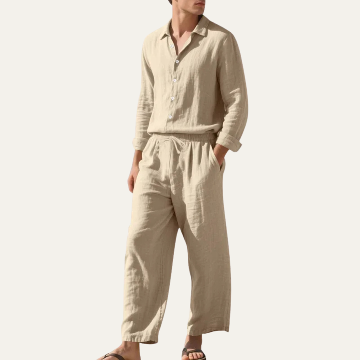 Emil™ | Sommer-Set Hemd & Weitbein-Hose