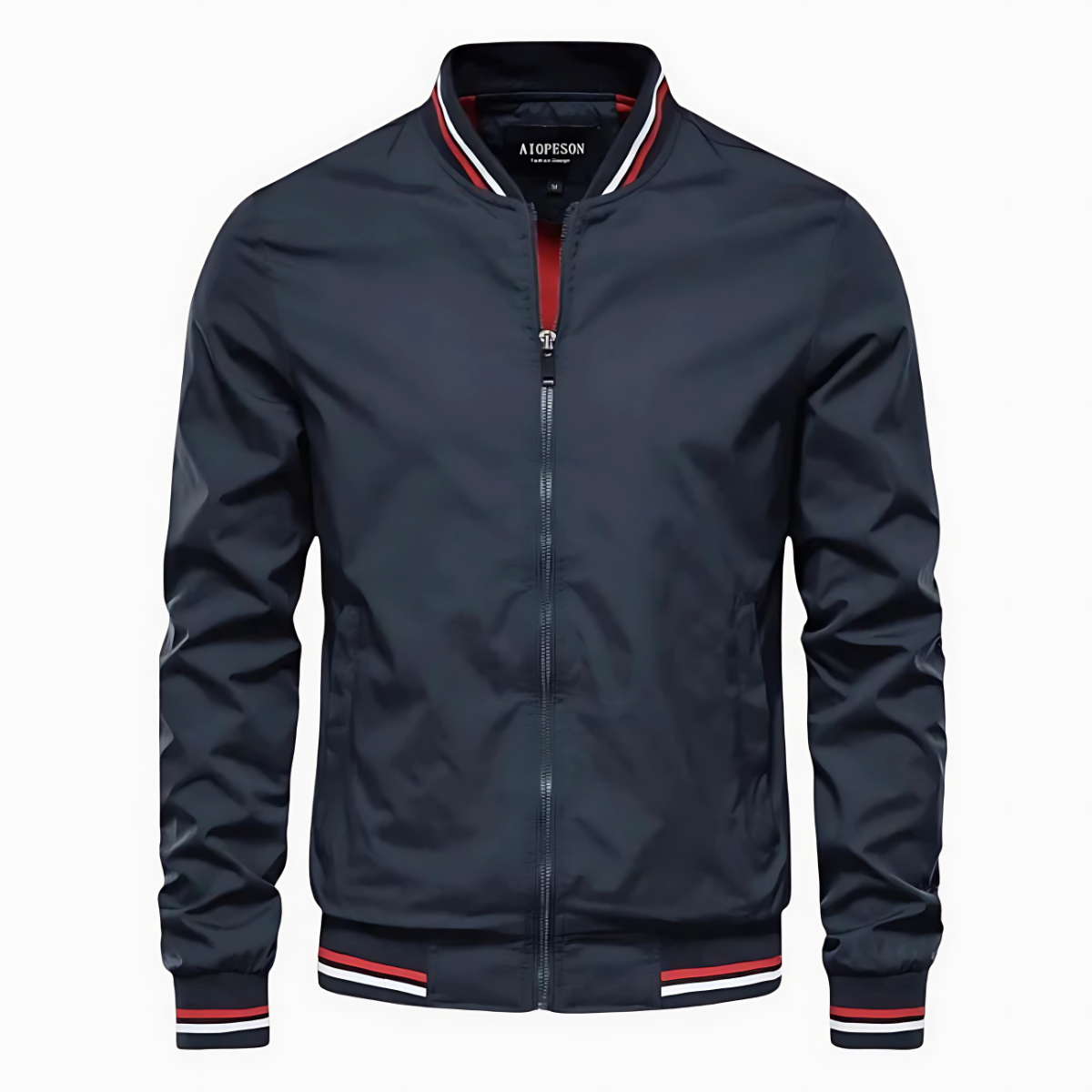 Elegante Stadtjacke Herren Ettore Blau – Weiss Modehaus