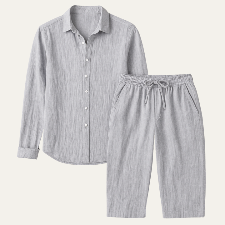 Emil™ | Sommer-Set Hemd & Weitbein-Hose