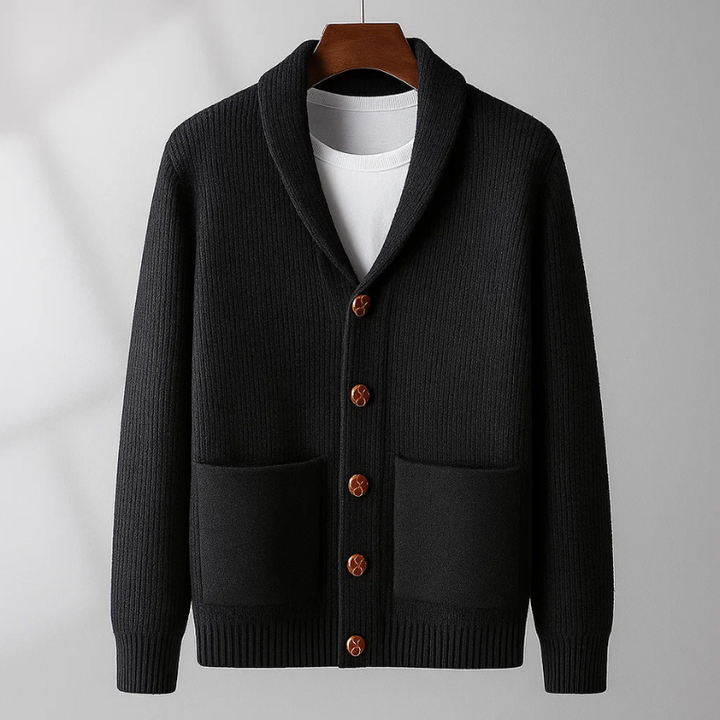 Luxuriöser Cashmere-Cardigan Herren Gualtiero – Bild 4