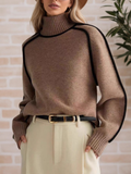 Eleganter Pullover mit hohem Kragen Donna – Bild 2