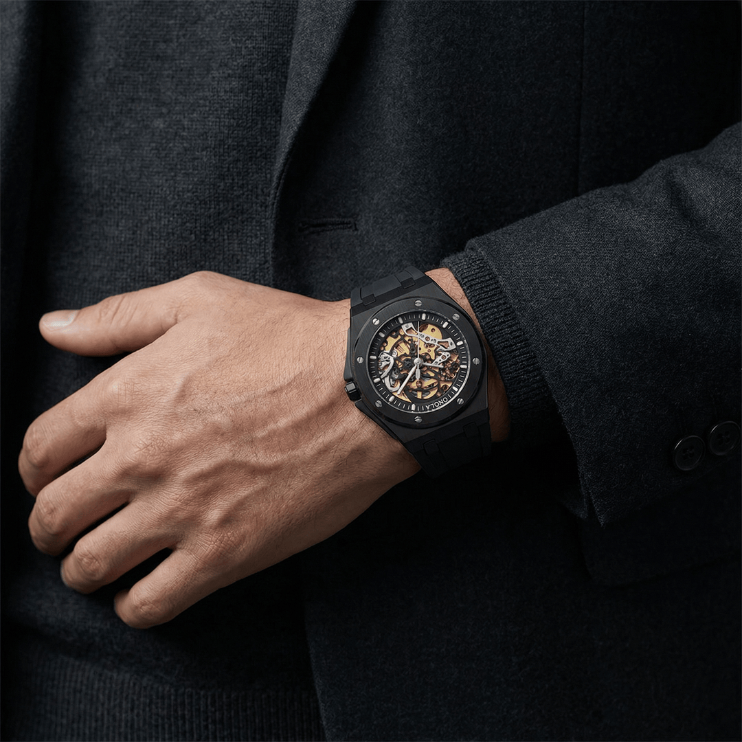 Bruno™ | Elegante Quarzuhr aus Edelstahl