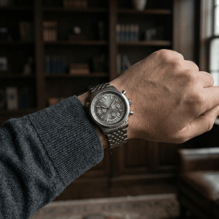 Ludwig™ | Feine Quarzuhr aus Edelstahl