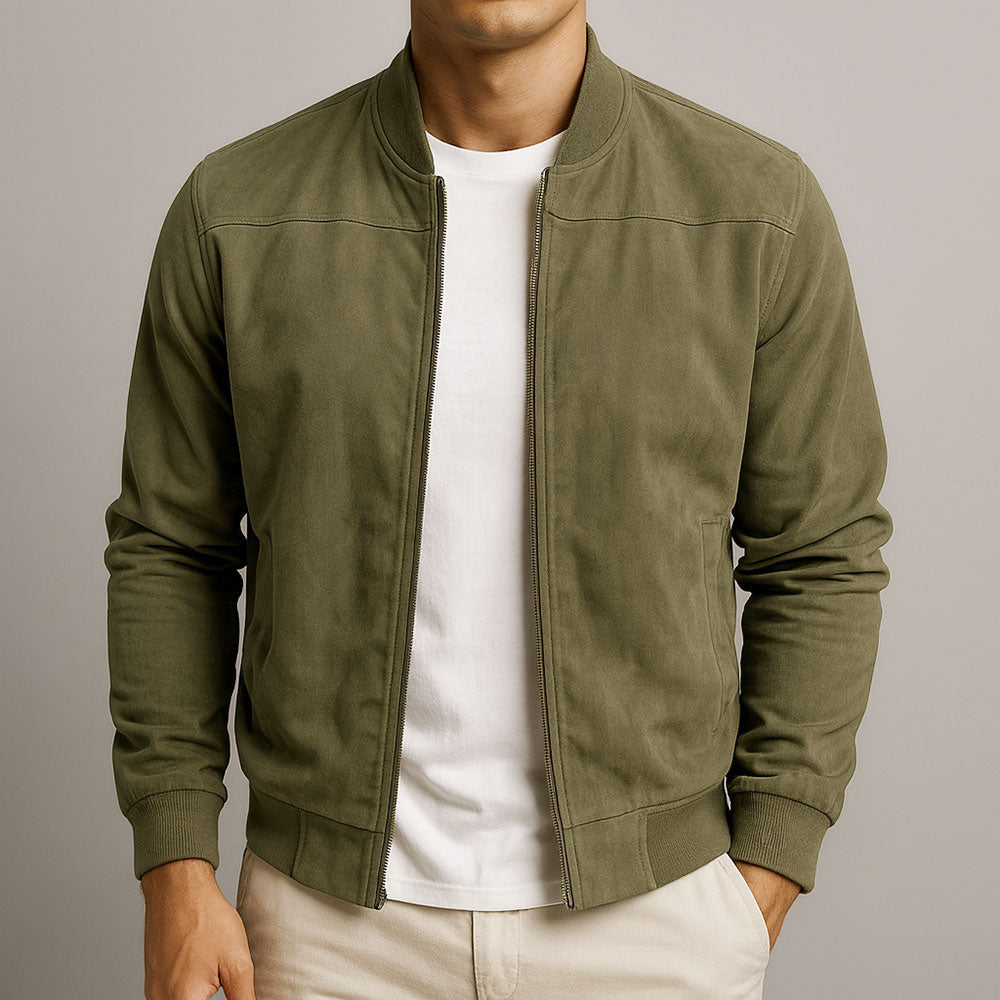 Handgefertigte Wildlederjacke Herren Valerio – Bild 3