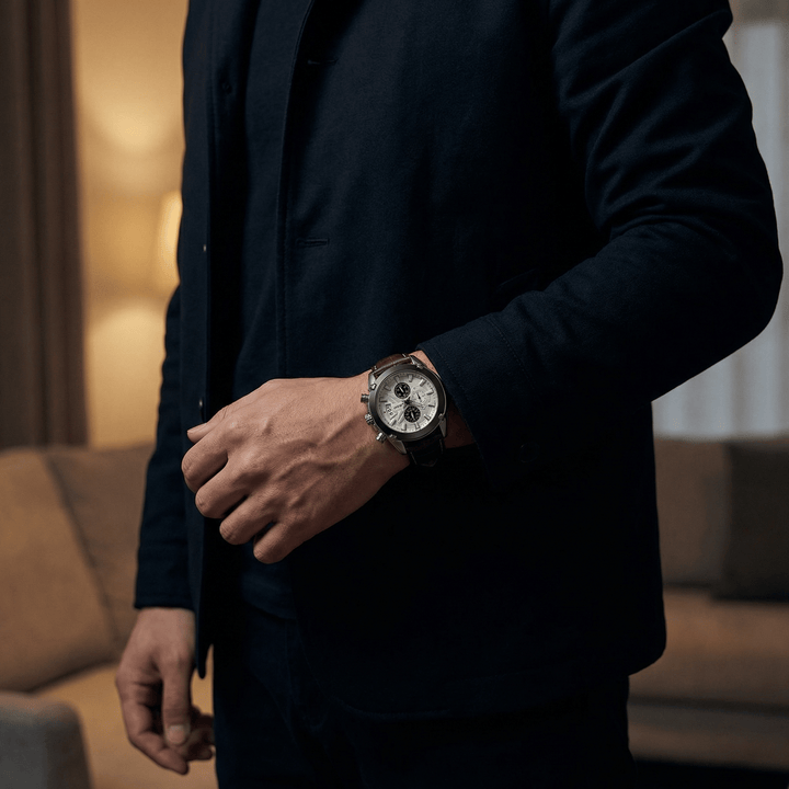 Immanuel™ | Schlichte Quarzuhr aus Edelstahl