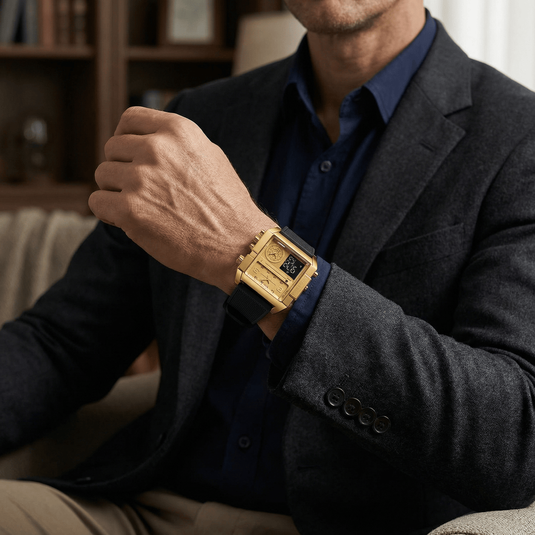 Silvan™ | Elegante Quarzuhr mit Edelstahlgehäuse