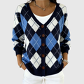 Bequemer Strick-Cardigan mit Knöpfen – Weiss Modehaus