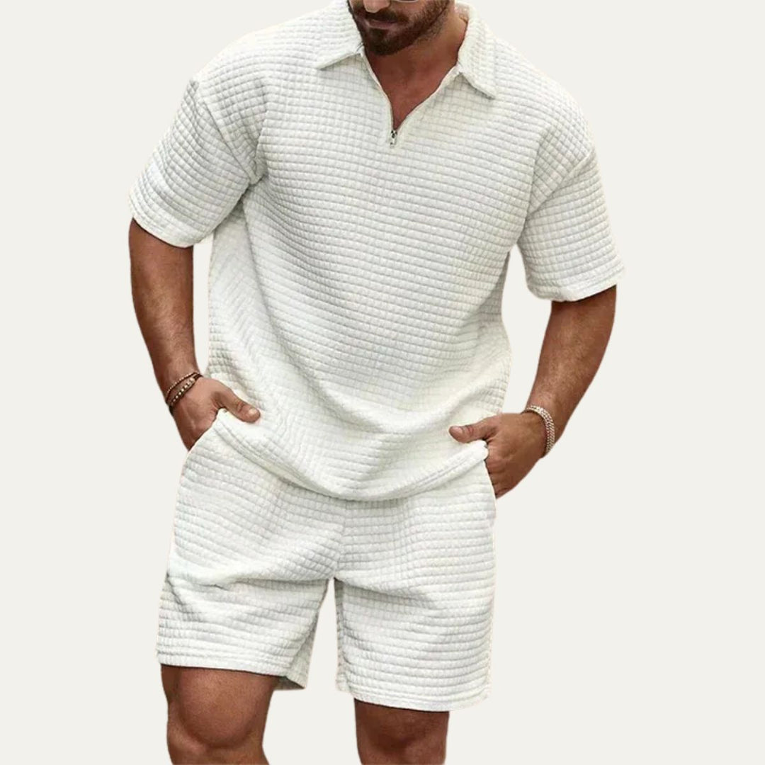 Nico™ | Leichtes Sommer-Set Polo & Shorts