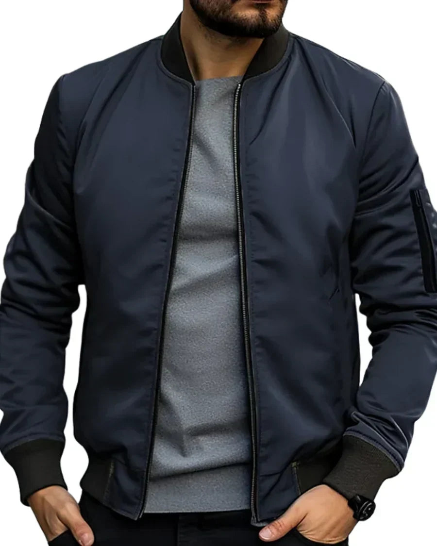 Klassischer Eleganter Bomber Herren Riccardo – Bild 2