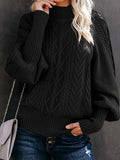 Langer, lässiger Pullover mit langen Ärmeln Lory – Bild 4