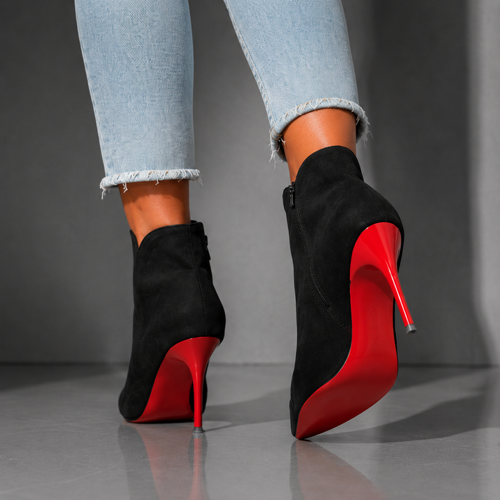 Scarlett | Wildleder Stiefeletten mit Absatz