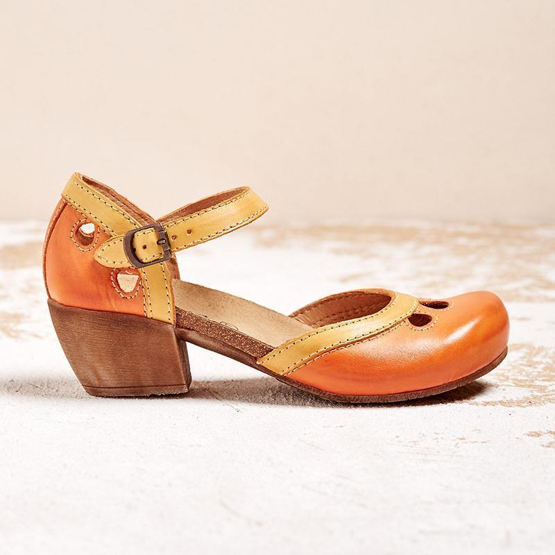 Orthopädische Sandalen mit niedrigem Absatz Laisy – Bild 8