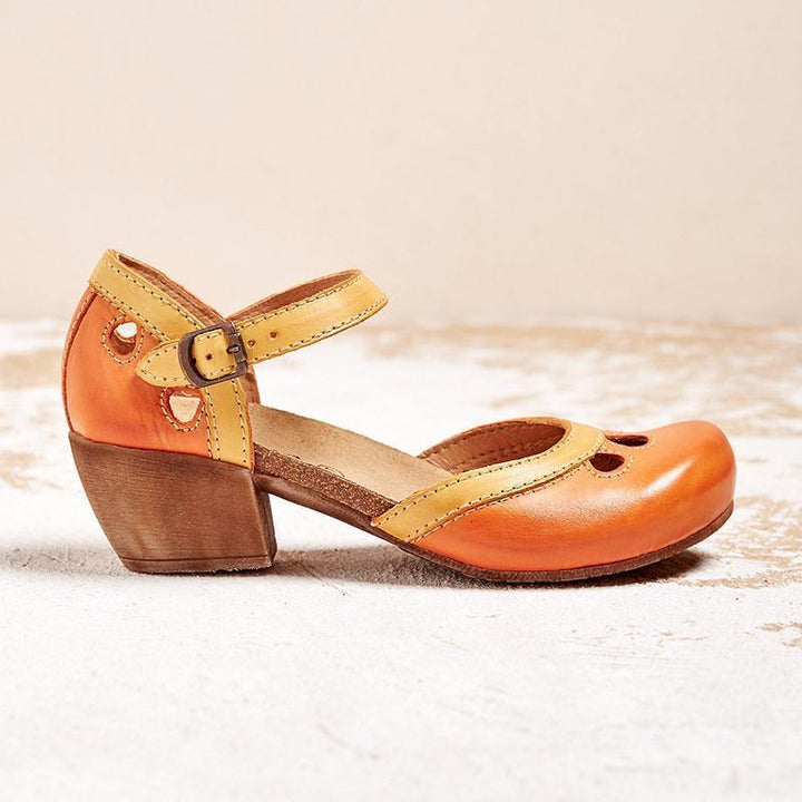 Orthopädische Sandalen mit niedrigem Absatz Laisy – Bild 8